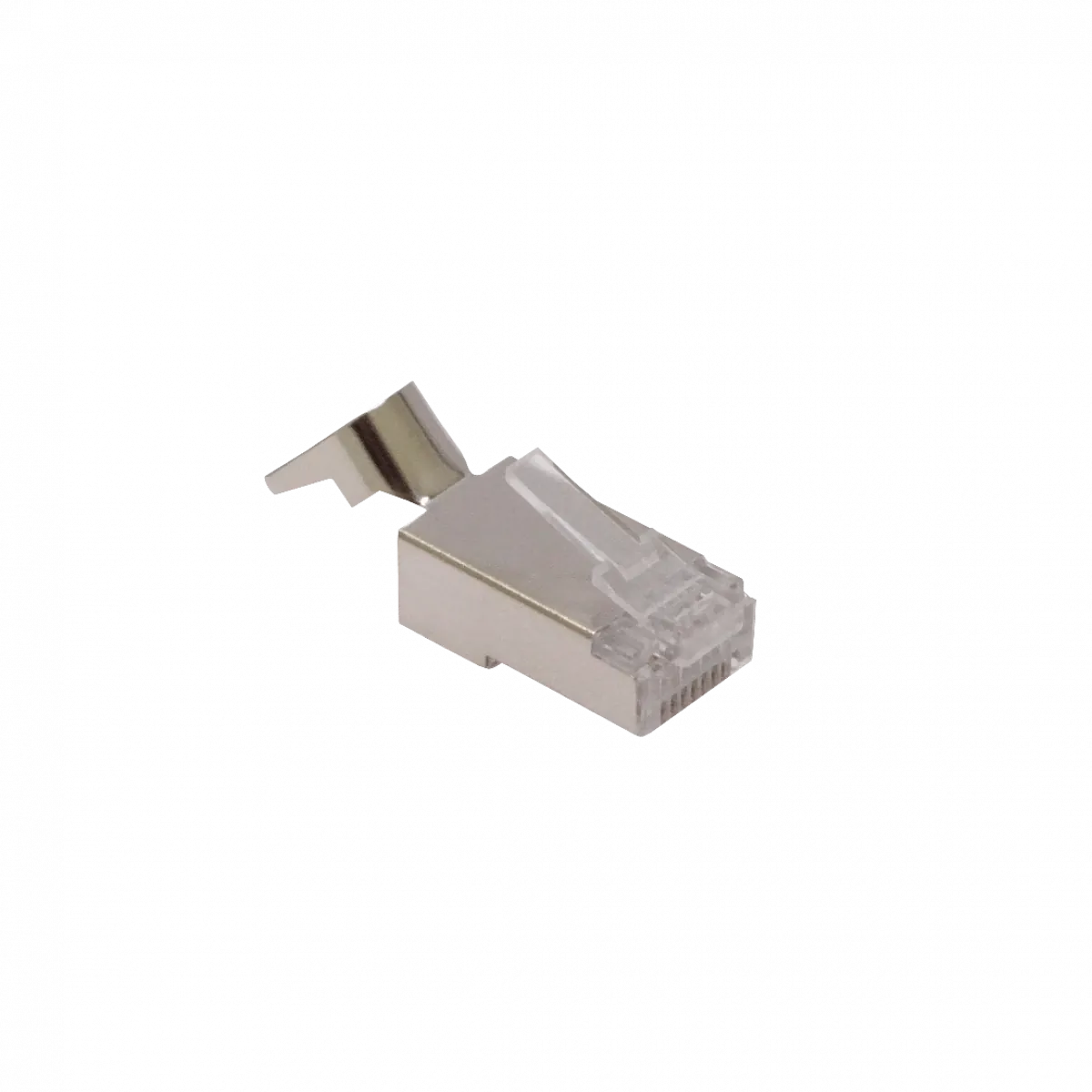 Conector CAT7 1,3mm RJ45 8P8C Bolsa 10-Conectores Machos Crimpeables oro-50um 1