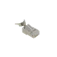 Conector CAT7 1,5mm RJ45 8P8C Bolsa 10-Conectores Machos Crimpeables oro-50um - Miniatura 1