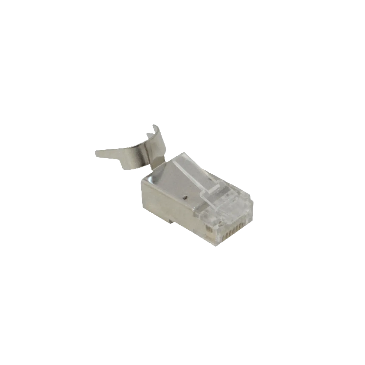 Conector CAT7 1,5mm RJ45 8P8C Bolsa 10-Conectores Machos Crimpeables oro-50um 1