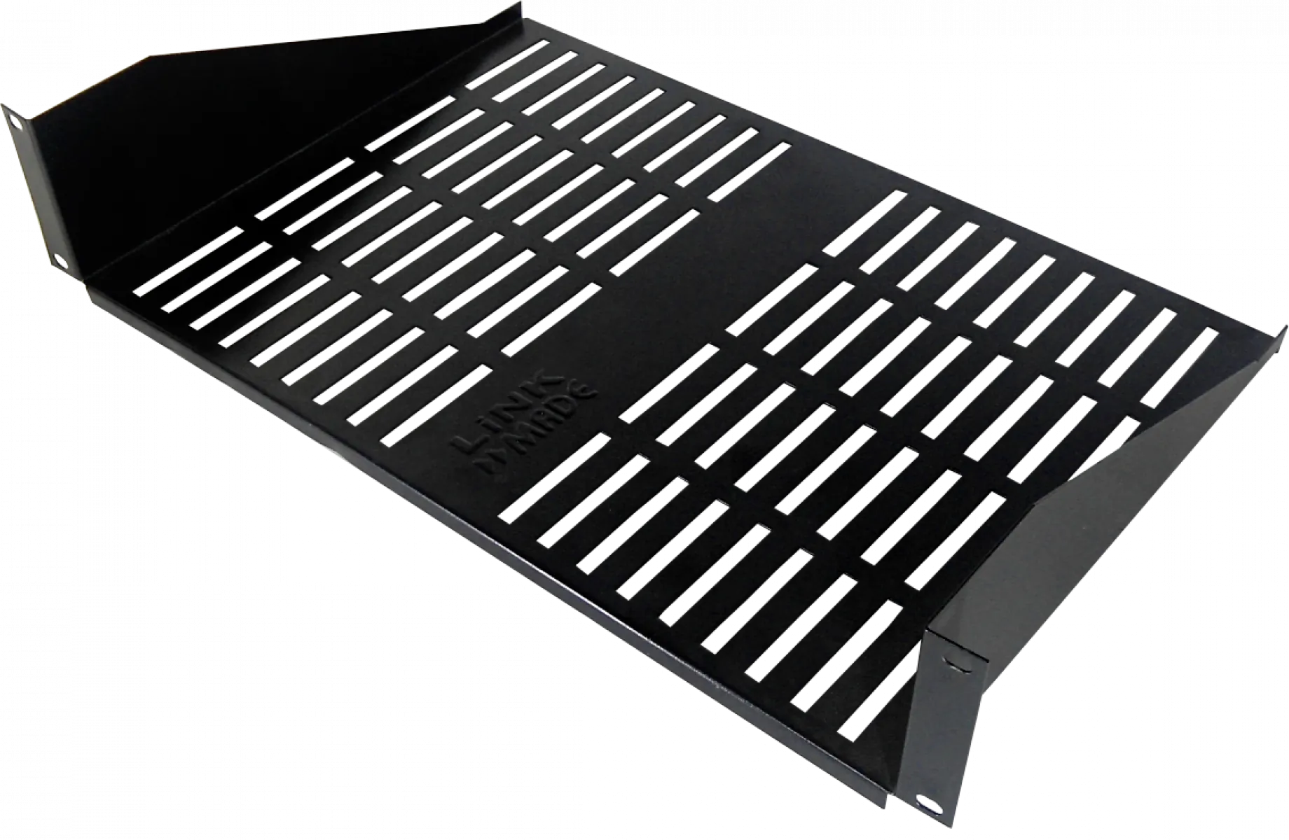 Bandeja Ventilada 2U 30cm-Fondo Bandeja Negra p/Rack req-Tornillos  1