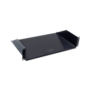 Bandeja Lisa 2U 30cm-Fondo Bandeja Negra p/Rack req-Tornillos 