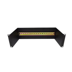 Soporte 3U-Rack c/Carril 30cm RielDIN 308mm p/Automatico Industriales