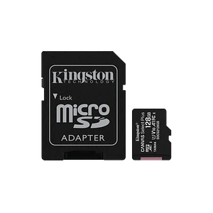Tarjeta de Memoria 128GB MicroSD-XC c/Adaptador-SD Class10 SDCS2/128GB Kingston