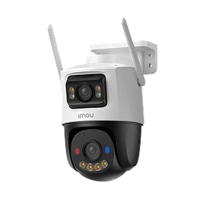 Cámara Imou Cruiser Dual 2 de 6MP exterior tipo PT lente fijo de 3MP y lente PT de 3MP iluminación máxima de hasta 30m.