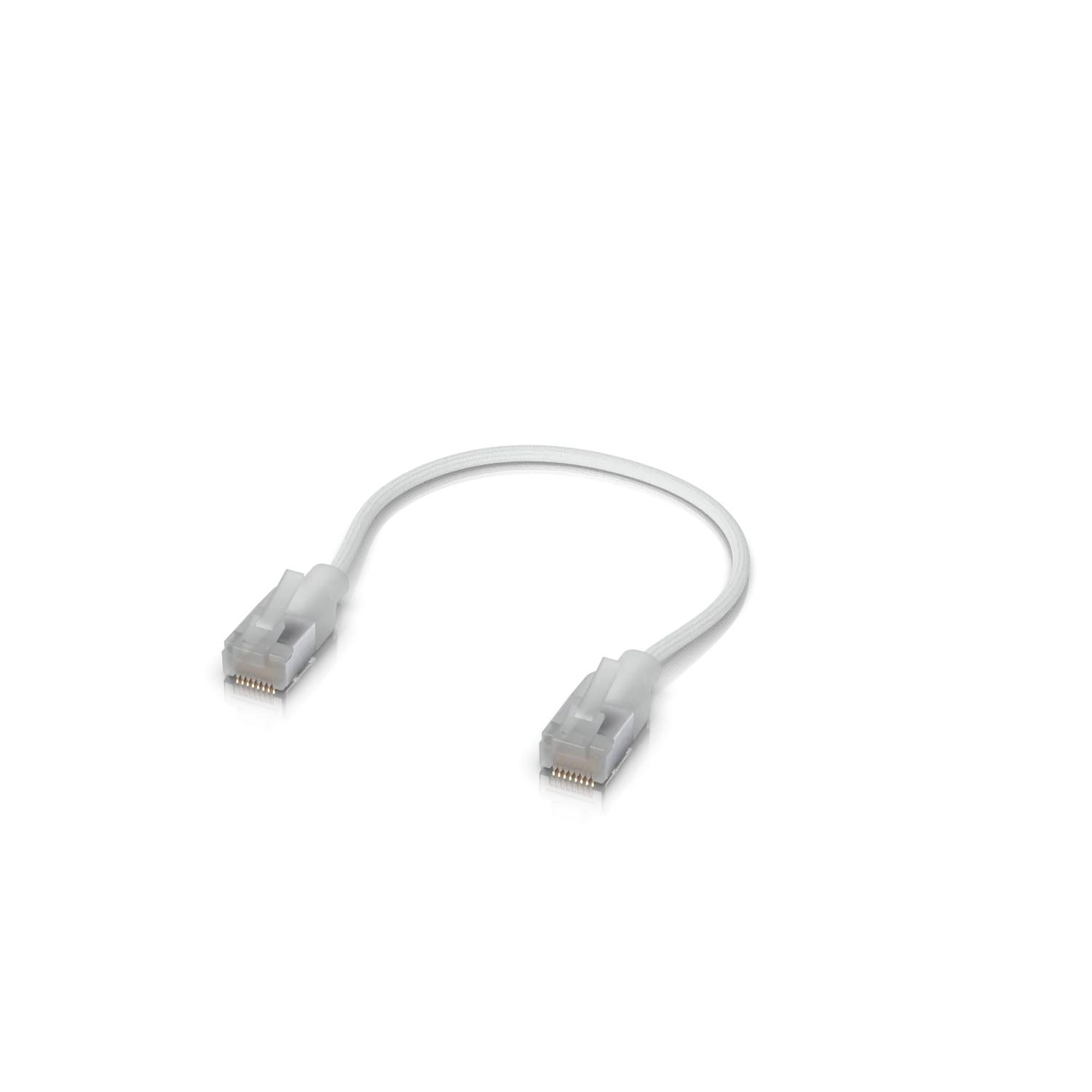 Cable Cat6a 15cm Etherlighting Blanco Ubiquiti UACC-Cable-Patch-EL-C6A - 1
