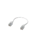 Cable Cat6a 15cm Etherlighting Blanco Ubiquiti UACC-Cable-Patch-EL-C6A - - Miniatura 1
