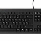 Teclado Cable-140cm Resistente Antiderrame Negro USB A2306A - Miniatura 1