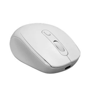 Mouse Blanco USB Inalmbrico 2,4GHz Bateria interna recargable inc/USB