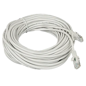 Cable Patch  Cat5e 15mt Gris CCA Inyectado Multifilar
