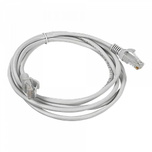 Cable Patch  RJ45 2mt Gris CCA Inyectado Multifilar Cat5e Aleacion