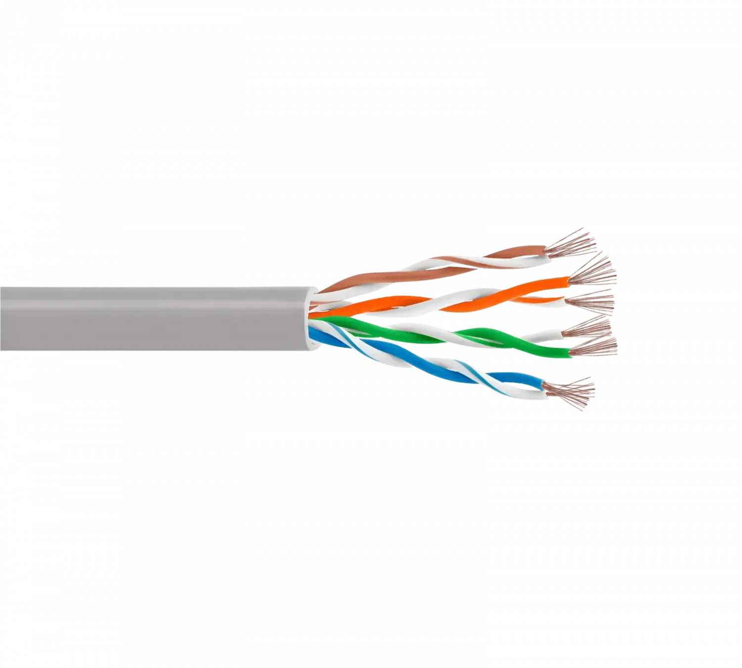 Cable Patch  Cat5e Gris LSZH 3 metros Inyectado Multifilar de Alta Fiabilidad 1