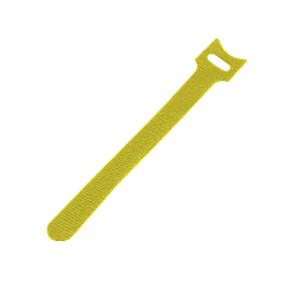 Amarra Velcro amarilla para cableado 15x1,2cm 150x12mm Unidad