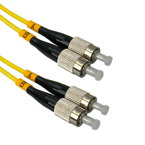 Jumper MonoModo SM Duplex 3mt FC/UPC-FC/UPC  Cable Fibra 9/125um 3mm