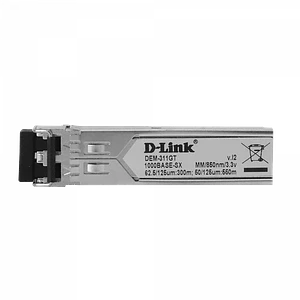 Modulo D-Link DEM-311GT Mini-GBIC 1 Puerto LC 1000BaseSX Multimodo (3.3V, hasta 550m)