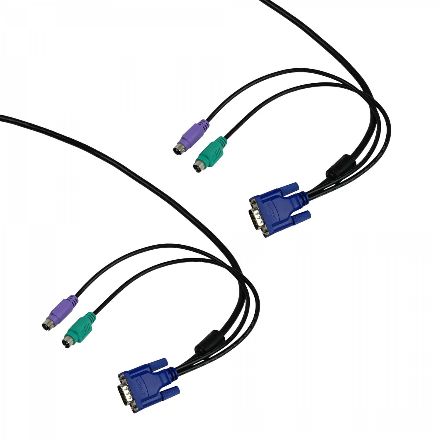 Cables para KVM 3mt PS2 VGA-Macho-Macho D-link 1