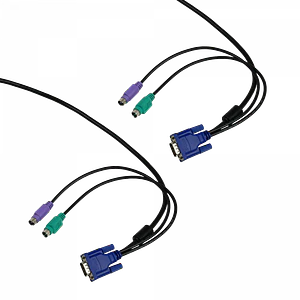 Cables para KVM 3mt PS2 VGA-Macho-Macho D-link