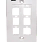 Faceplate Blanco 6-Keystone Vertical 70x114mm - Miniatura 1