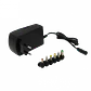 Transformador Universal 3-4,5-6-7,5-9-12V 3,0A 30W Variable Fuente Poder 100-240VAC - Miniatura 1