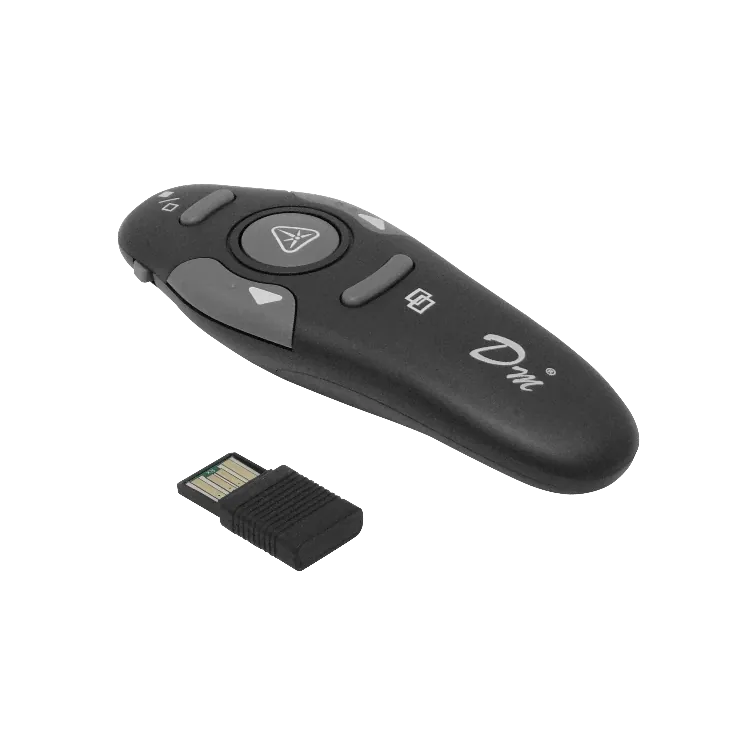 Presentador Inalámbrico 15m 2.4GHz USB con Puntero Láser y Receptor 1