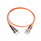 Jumper Fibra 1mt ST-SC OM1 MultiModo MM Duplex  62.5/125um LSZH - Miniatura 1