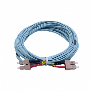 Jumper Fibra 10mt SC-SC OM3 MultiModo MM Duplex 3.0mm 50/125um LSZH