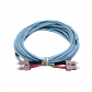 Jumper Fibra 10mt SC-SC OM3 MultiModo MM Duplex 3.0mm 50/125um LSZH - Miniatura 1