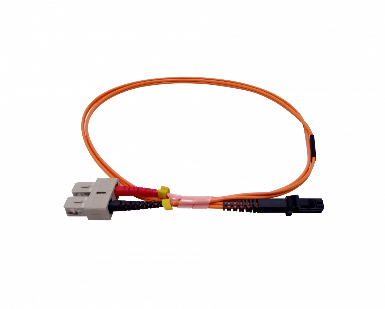 Cable Jumper de Fibra Óptica Multimodo OM1 MTRJ-SC Duplex 1m 62.5/125µm LSZH 1