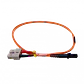 Cable Jumper de Fibra Óptica Multimodo OM1 MTRJ-SC Duplex 1m 62.5/125µm LSZH - Miniatura 1