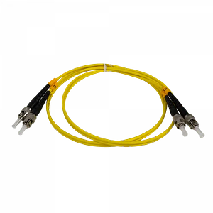 Jumper Cable Fibra 1mt ST-ST MonoModo SM Duplex  9/125um 3mm