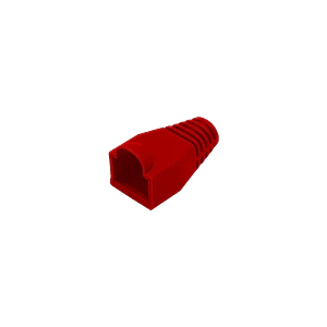 Capuchon p/RJ45 Rojo Bolsa-100-unidades 
