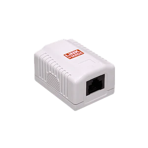 Roseta 1-RJ45 Cat5e UTP 66x49x25mm
