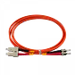 Jumper Fibra 2mt ST-SC OM1 MultiModo MM Duplex  62.5/125um LSZH - Miniatura 1