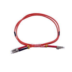 Jumper Fibra 1mt LC-LC OM1 MultiModo MM Duplex  62.5/125um 3mm LSZH