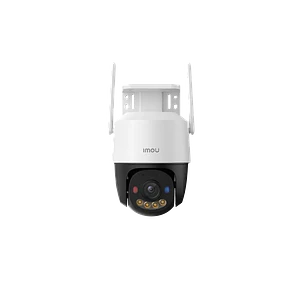 Cámara Imou CRUISER SC 3MP tipo PT Visión nocturna en color inteligente detección humana IR de hasta 30m luces de advertencia azul y rojas