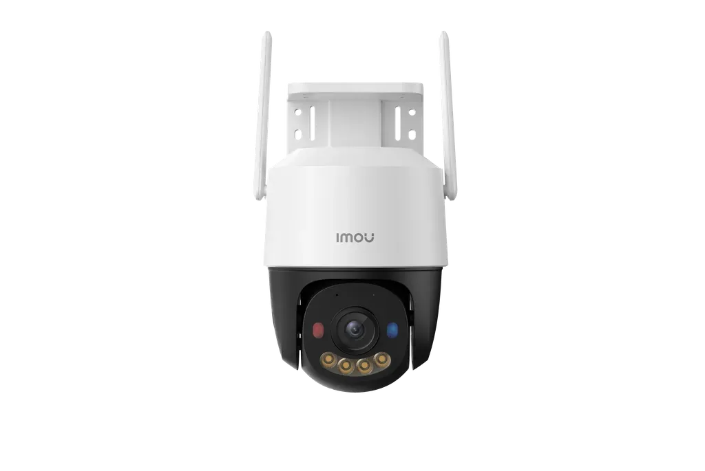 Cámara Imou CRUISER SC 3MP tipo PT Visión nocturna en color inteligente detección humana IR de hasta 30m luces de advertencia azul y rojas 1