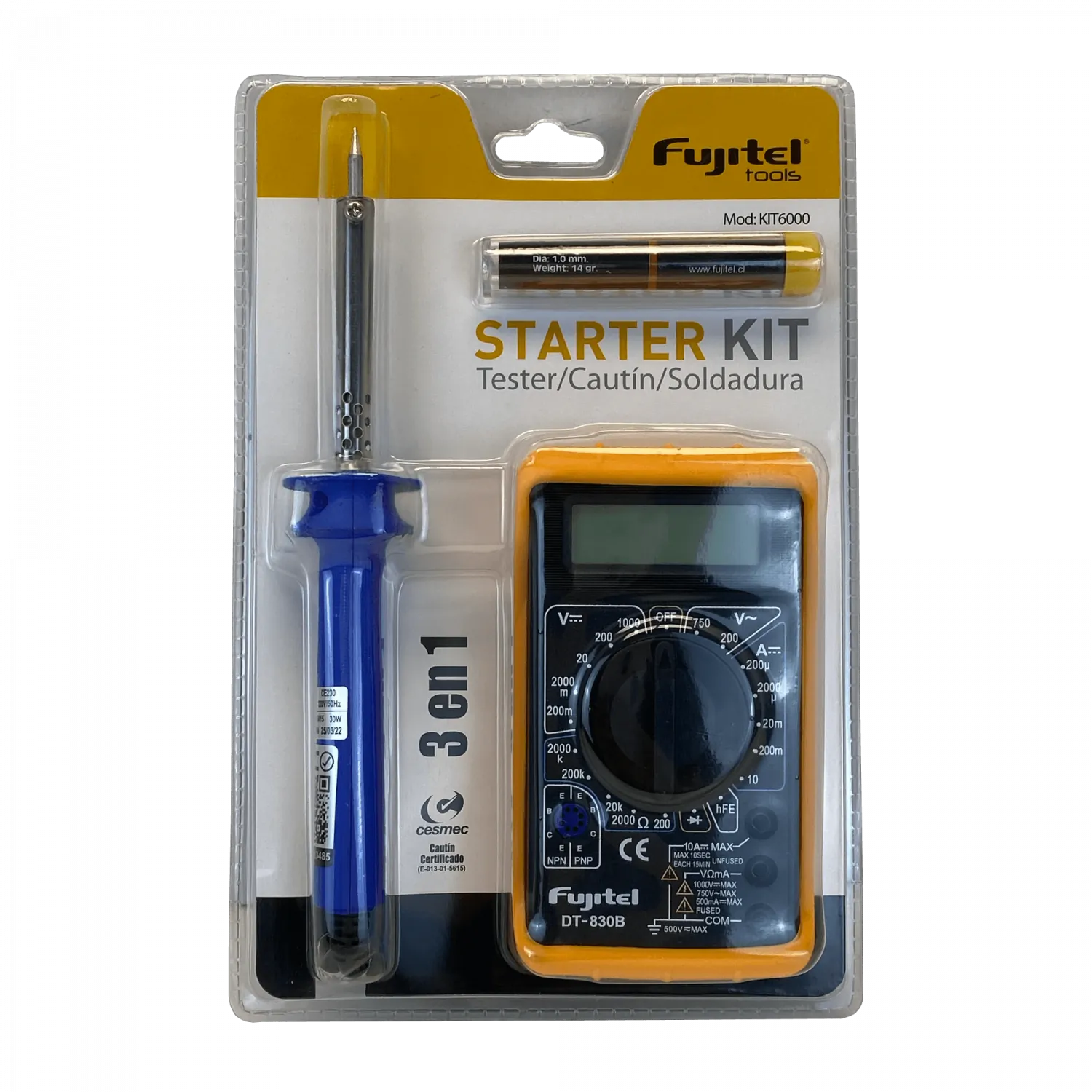 Tester, Cautin, Soldadura Fujitel 1