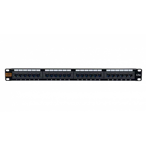 Patch Panel  24 RJ45 Cat5e UTP 1U Certificado UL