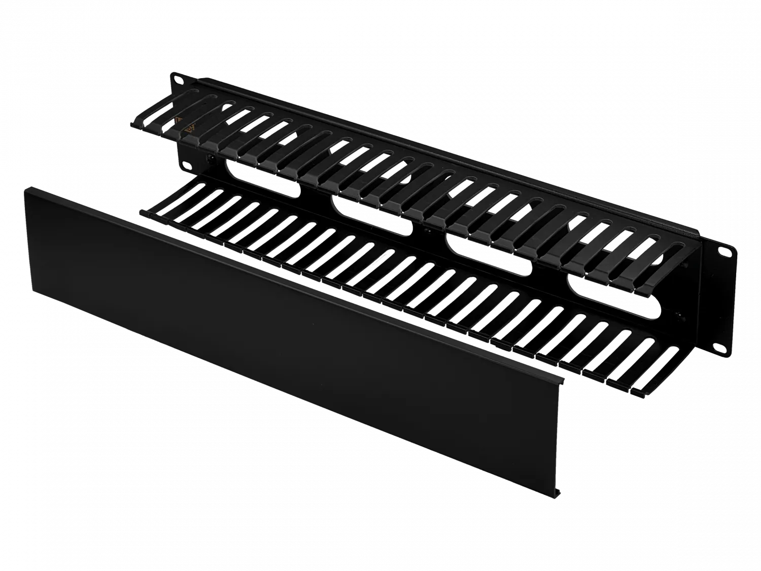 Ordenador de Cableado  2U Metal Plastico Negro  1