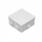 Caja Estanca Blanca 80x80x45mm  6-Conos sin-Tornillos - Miniatura 1