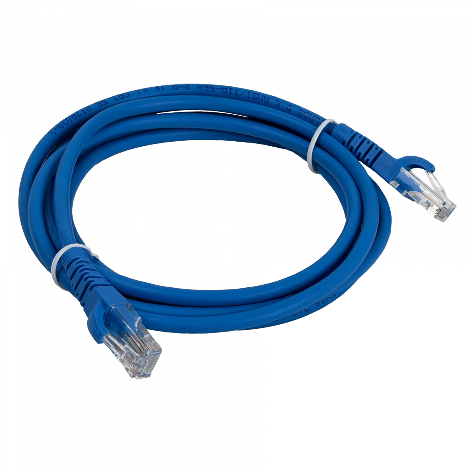Cable Patch Cat5e Azul LSZH 2 metros Inyectado Multifilar 1