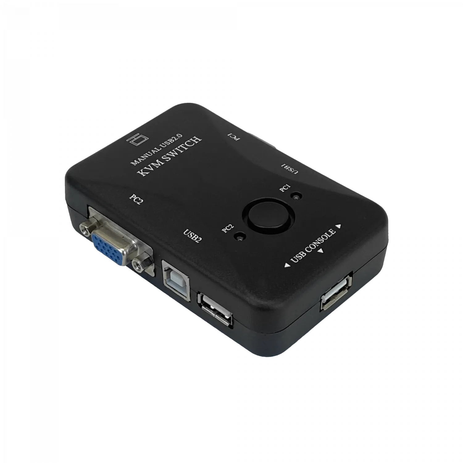 KVM 2 USB/VGA HUB-3-USB2.0  no-req-Fuente-Poder 1920x1440 req-Cables 1