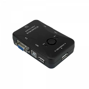 KVM 2 USB/VGA HUB-3-USB2.0  no-req-Fuente-Poder 1920x1440 req-Cables
