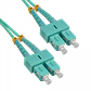 Jumper Fibra MultiModo MM Duplex 5mt SC-SC OM3  3.0mm 50/125um LSZH - Miniatura 1