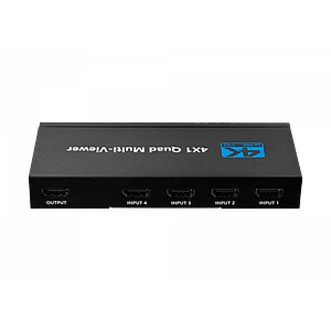 Splitter Multiplexor HDMI 4X1  1080p/4K  4-IN  1-OUT  5-HDMI-H USB-C inc-Control