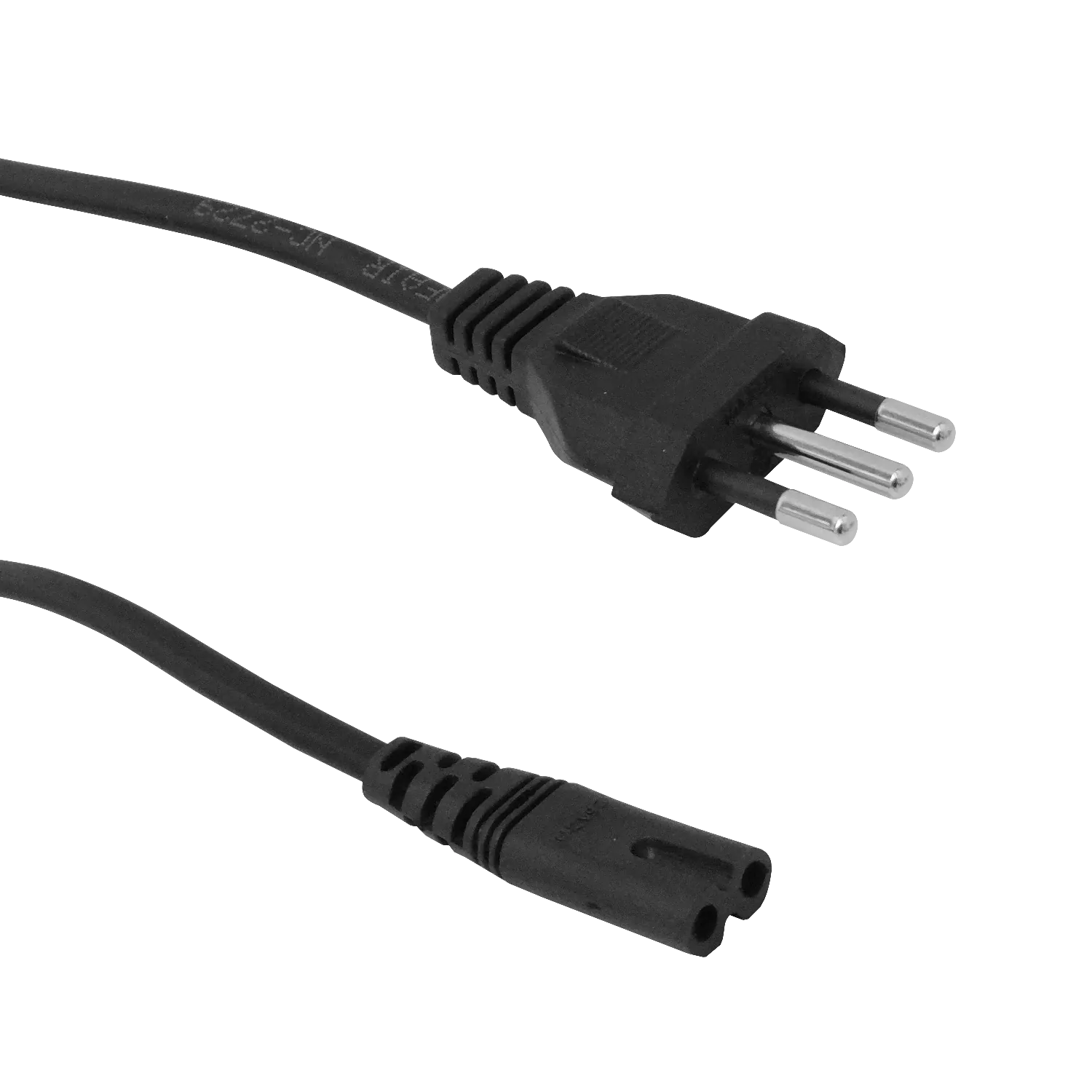 Cable Poder Nacional-Macho Tipo-8 C7-Hembra  1,4m 140cm s/Tierra 1