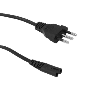 Cable Poder Nacional-Macho Tipo-8 C7-Hembra  1,4m 140cm s/Tierra