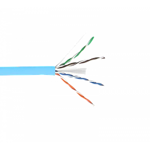 Cable UTP LSZH Azul CAT6 300mt Unifilar Cobre Caja Cable Taiwan