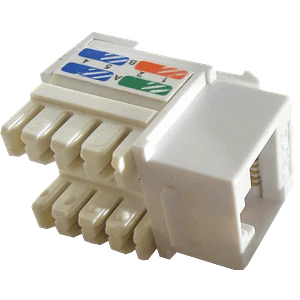 Keystone Punchable Blanco Cat5e