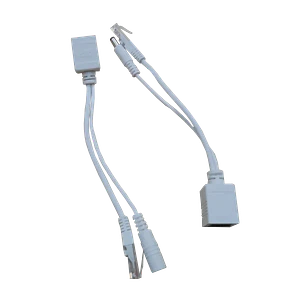 KIT PoE Pasivo 10/100 Inyector Splitter UTP Plug/Jack-5,5x2,1mm