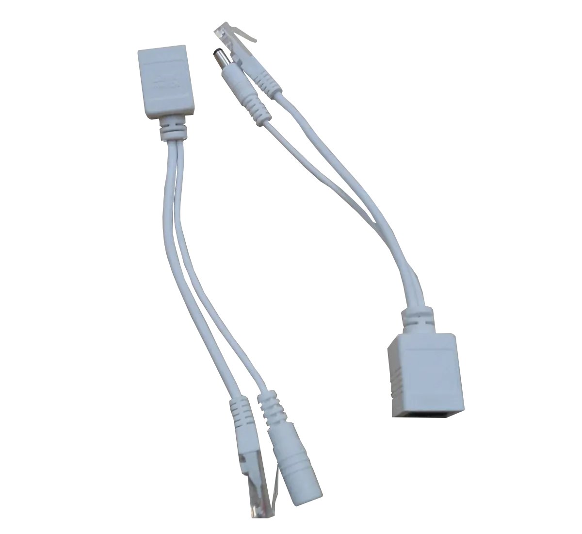 KIT PoE Pasivo 10/100 Inyector Splitter UTP Plug/Jack-5,5x2,1mm 1